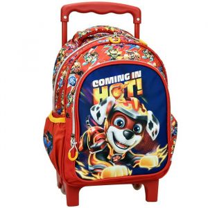 Sac à dos à roulettes Pat Patrouille Marshall Coming Hot 30 CM Trolley Maternelle