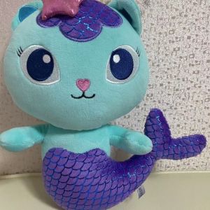 Maison de poupée Gabby 25 cm MerCat Jumbo Peluche Dessin animé Animaux danime Sirène Oreiller PeluchePoupées en peluche douce