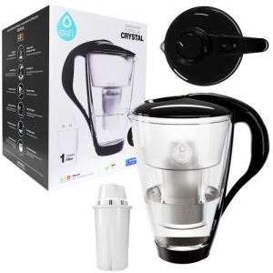 Carafe filtrante DAFI Crystal - Verre 2l - Indicateur LED pour le changement de filtre