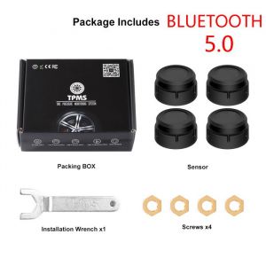 Capteurs de pression des pneus Système de surveillance TPMS pour moto 2/4 Pression des pneus externe pour moteur Compatible B~8853