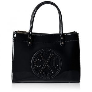 Sac &agrave; main - Christian Lacroix - Jonc Stud 2 - Vernis noir - Cabas &eacute;paule - Femme