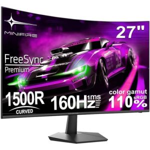 &Eacute;cran PC Gamer Incurv&eacute; - DEBSY - 27 Pouces - 160Hz - FHD 1920x1080 - 1ms MPRT - sRGB 110% - 1500R - Adaptive Sync
