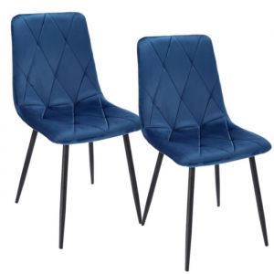 x chaise PIADO bleu marine (jeu pieds + vis)