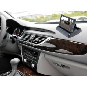 2021 tout nouveau 2CH vidéo 4.3 pouces pliable TFT LCD couleur CCD CCD caméra de recul de voiture rétroviseur moniteur de voiture