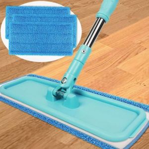 6 Lingettes Reutilisable pour Swiffer WetJet Spray Balais Lavables en Microfibre pour le Nettoyage des Sols