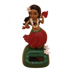 Figurine Solaire Dansante 1 PCS Danseuse Hawaienne Voiture Qui Bouge danseuse hawaienne voiture Poupée Dansante À Énergie