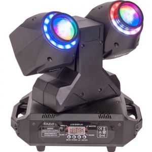 LYRE DOUBLE TETE WASH & BEAM 2-EN-1 A LED AVEC CONTRÔLE DMX