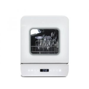 Mini Lave-Vaisselle Pose Libre avec 4 Couverts 6+2 Programmes Rservoir deau 5 L cran LED 51 cm