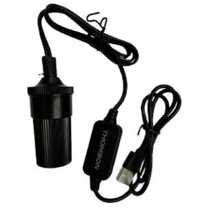 Convertisseur - THOMSON - USB vers 12 V - 10 W - Câble 120 cm