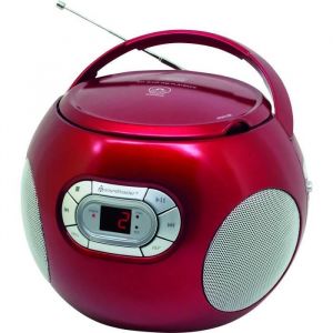 Boombox - SOUNDMASTER - SCD2120RO - Lecteur de CD - Radio - Rouge