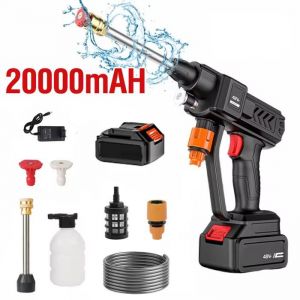 Nettoyeur haute pression sans fil 21V 200L/h générateur de mousse odorà eau nettoyeur en aérosol machine à laver 30 bars