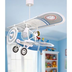 Dalber Lustre et lampe suspension enfant avion Snoopy enfants
