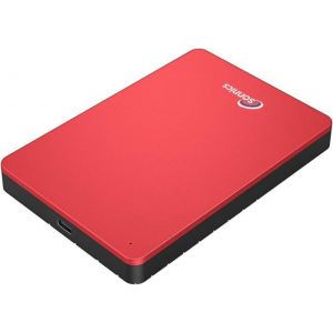 500GB Type C USB 3.1 Externes Portable Durs Disques pour Fenêtres PCMacSmart TVXbox One/Série X & PS4/PS5Rouge