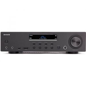 R&eacute;cepteur et amplificateur AV Aiwa AMU-120BTBK - Bluetooth v5.0 - 2X 60 W - Lecteur MP3 USB/SD