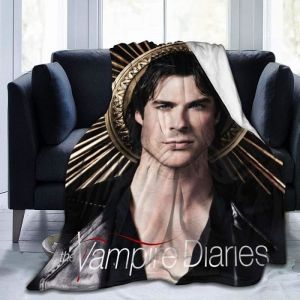 Couverture Damon Salvatore Vampire Diaries 125x150cm-970