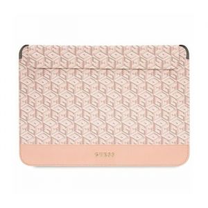 Guess Devinez la pochette pour ordinateur GCube Stripes - &Atilde;tui pour ordinateur portable 14 (rose)