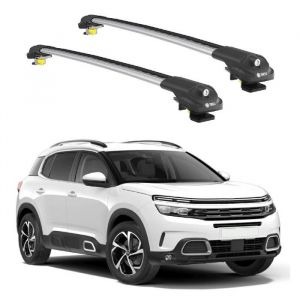 Barres de Toit TURTLE AIR-1 CITROEN C5 AIRCROSS 2018 2019 2020 2021 2022 (SUV) Argent