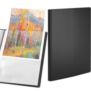 ACROPAQ Classeur Porte Vues A4- Classeur de Présentation A4 avec 50 Pochettes - En Polypropylène Résistant- Classeur daffichage