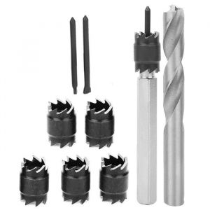 9pcs ensemble de coupeurs de soudure par points ，Foret à Dépointer，Foret de Soudage par Points Kit，Outil de Forage de