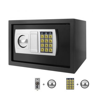 coffre-fort de 85 litres mot de passe &eacute;lectronique coffre-fort num&eacute;rique avec 2 cl&eacute;s durgence-31 x 20 x 20 cm