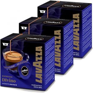 Capsules de Caf&eacute; - Lavazza - A Modo Mio Divinamente - Lot de 3 - 48 Pi&egrave;ces