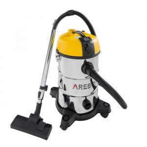 AREBOS Aspirateur Industriel | Aspirateur Eau et Poussière | Aspirateur Sec et Humide | 5en1 | 1300W | 30L | Jaune