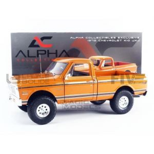 Voiture Miniature de Collection - ACME 1/18 - CHEVROLET K10 4x4 - 1972 - Orange