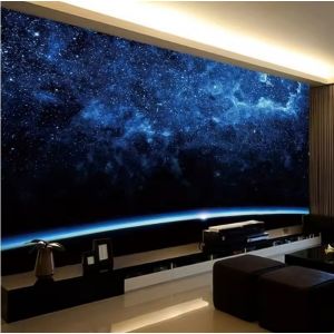 Papier Peint Panoramique 3D beau ciel étoilé mural moderne salon chambre Tv fond 410x280cm