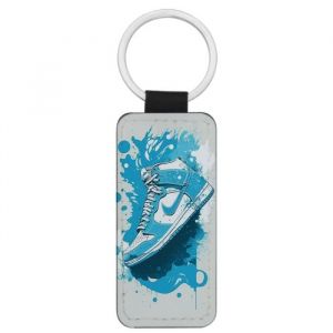 Porte-Cl&eacute;s JORDAN - basket bleu - accessoire - porte cl&eacute;
