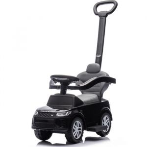 LAND ROVER Discovery Porteur Enfant 2-en-1 - Noir - 1 &agrave; 3 ans  - Canne Parentale - Licence Officielle - 25kg