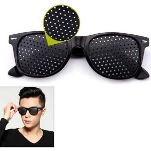 Lunettes à Trous Améliorer Vue Trame Sténopé Vision Microorifice Yeux Protecteur