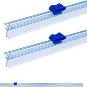 45 cm - Coupe-film alimentaire réutilisable distributeur rond en plastique avec coupe-glissière coupe lisse