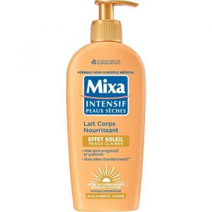 Lait corps autobronzant - MIXA - Intensif - Peaux Sèches - Peaux claires - 250 ml