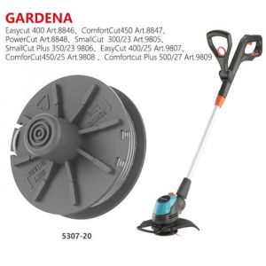 Bobine de fil de coupe Pour Gardena 5307-20Adapt&eacute; pour coupe-bordures GARDENA EasyCut 400 ComfortCut 450 et PowerCut 500