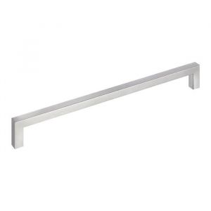 Poignée de meuble - SO TECH - E8 - Acier inoxydable - Surface brossée - Entraxe 224 mm