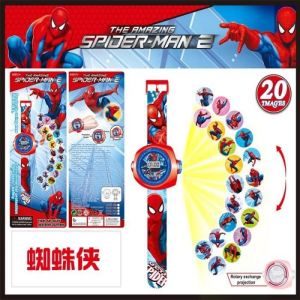Montre numérique pour enfants - Spiderman - Type 20 - Résistance à leau - Design cartoon - Mixte