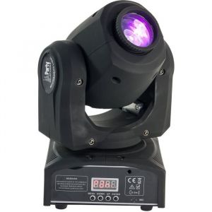 PARTY LIGHT & SOUND PARTY-SPOT7 Lyre DMX à LED Blanche 10W