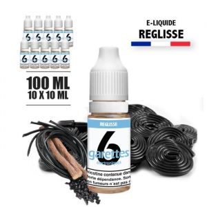 E-liquide 100ML saveur REGLISSE avec 6MG de nicotine (e-liquide id : PROD1299) - (10x10ML)