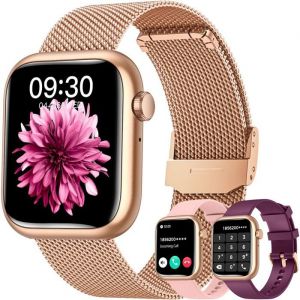 Montre Connectée Femme Sport Smartwatch - Appel Bluetooth 1.83 Hd Étanche Écran Tactile Bracelet Connectee Avec Podometre Moniteur