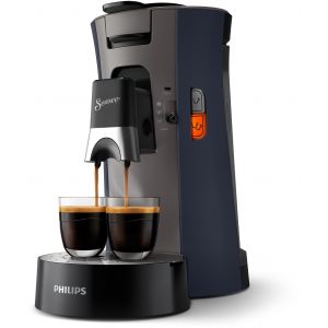 Cafeti&egrave;re &agrave; dosette - PHILIPS - SENSEO - CSA240/71 - Select - Bleu nuit