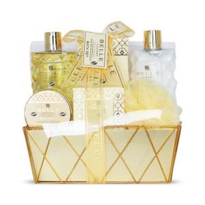 Coffret de bain - GLOSS - Vanille Tilleul - 6 pièces - Bien-être - Parfum délicat