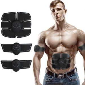 Appareil Abdominaux UnisexeABS Smart Ceinture délectrostimulation Abdominal Massage Musculaire Bras Multiple Endroit Fitness AB ou