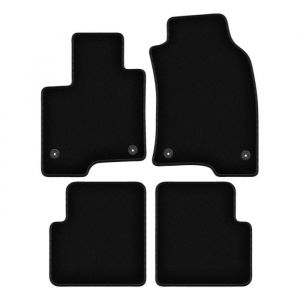 Tapis de sol en velours noir BASIC pour&nbsp;: Fiat Panda III &agrave; hayon (2012-)