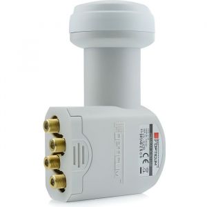 OPTICUM LNB Quad 01dB Universel Full HD 3D Compatible Canal+ Canalsat