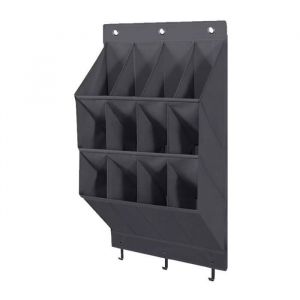 Organisateur de chaussures suspendre sur la porte 12 grandes poches pour rangement dans le placard PZCC