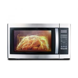 Four à micro-ondes multifonctionnel sur pied avec grill-Smad-42L-1100W-Noir-Grill 1200W~1400W