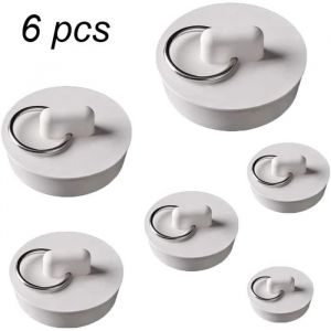 Bouchon de baignoire6 Pcs Bouchon de Baignoire Bouchon Evier Cuisine Bouchon Evier Bouchon Baignoire Universel Bouchon Caoutchouc