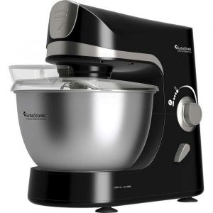 Robot P&acirc;tissier 2000W TurboTronic TT-002 Pro-Mix &ndash; Bol 5L &ndash; Mouvement Plan&eacute;taire &ndash; Crochet Fouet Batteur &ndash; Noir