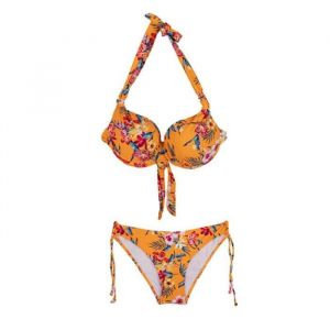 Maillot de bain 2 pièces Femme HAUTE PRESSION - Orange - Adulte