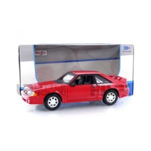 Voiture Miniature de Collection - MAISTO 1/24 - FORD Mustang SVT Cobra - 1993 - Rouge